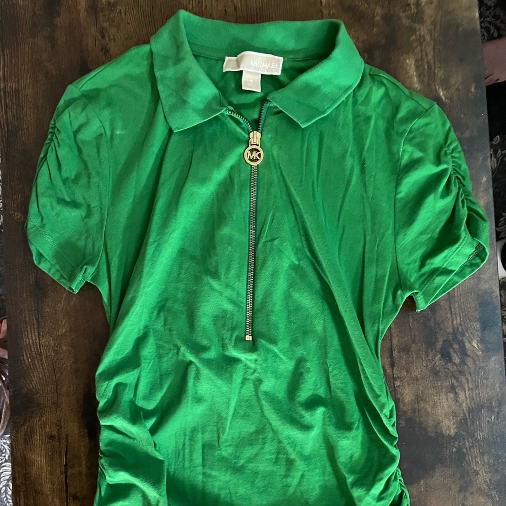 Michael Kors MK half zip fitted polos size s (2)